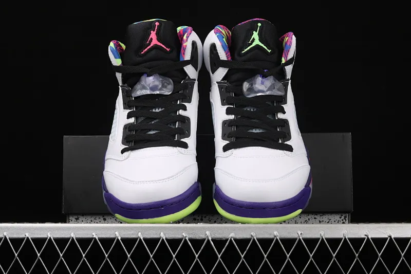 All categories Air Jordan Jordan series basketball shoes Air Jordan 5 Air Jordan 5 White Bel-Air AJ5 Joe 5 Fresh Prince 2020 version College Purple DB3335-100